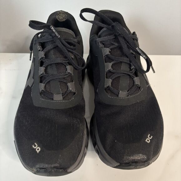 On Cloud Women Running Cloudtech Shoes Sneakers Flaws/Beater All Black Size 9.5 - Picture 5 of 10